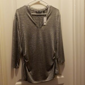NWT Silver Top